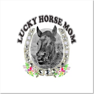 Lucky Horse Mom Posters and Art